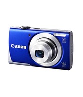 Canon PowerShot A3500 16MP Point & Shoot Digital Camera (Blue)