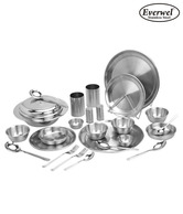 Everwel Stainless Steel Premium 25 Pcs Dinner Set