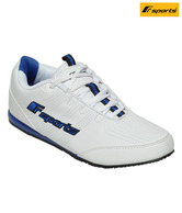 F Sports Robust White & Royal Blue Sports Shoes