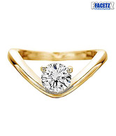 Facetz Adorable Diamond Gold Ring