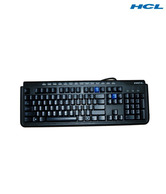 HCL USB Multimedia Keyboard BE000248-N(Black)
