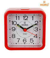 Horo Red Rectangular Table Clock