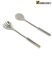 Hindicraft Twisted Design Flatware Set