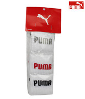 Puma Men's Sport Quarter 3 Pair  Socks Set (White)