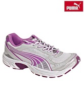 Puma Exsis Wn's Ind White & Purple Running Shoes