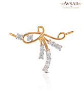 Avsar 18 kt Gold & Diamond Blissful Tanmaniya