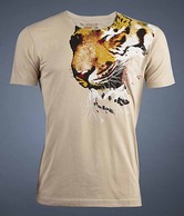 No Ordinary Wear Save Tiger  Biscotti Men's T-Shirt