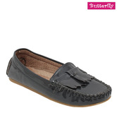 Butterfly Superb Grey Loafers