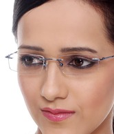 Quantum Rimless Blue Comfortable Frames