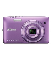 Nikon Coolpix S3500 20.1 MP Point & Shoot Digital Camera (Purple)