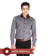 John Players Vibrant Charcoal Shirt
