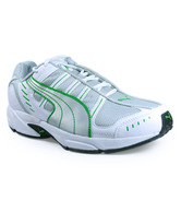 Puma Stallion White & Grey Sports Shoes