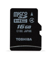 Toshiba 16GB Micro SD Card Class 4