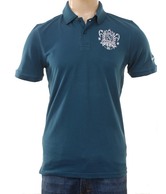 Reebok Classic Teal Blue Polo T-Shirt