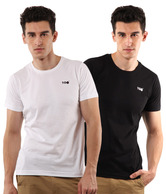 T-Go White-Black Pack of 2 T-Shirts