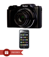 Rollei Powerflex 240 HD 16MP Semi-DSLR (Black) + Samsung Galaxy S
