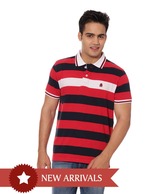 United Colors of Benetton Red Collar T shirt
