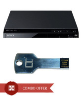 Sony SR320 Dvd Player With Live-Tech Key Shape 4Gb Pen Drive