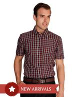 United Colors of Benetton Red-Black  Shirt