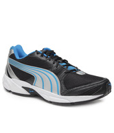 Puma Flash Black & Blue Running Shoes