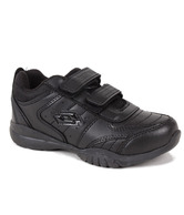 Lotto Black Velcro School Shoes