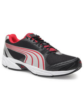 Puma Flash Black & Red Running Shoes
