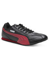 Puma Wirko Black & Maroon Sports Shoes