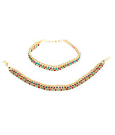 Adhira Pair of Fancy String Payals