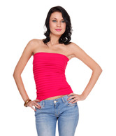 N-Gal Pink Cotton Lycra Multi-Purpose Garment