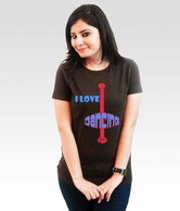 Incynk Brown Graphic Printed  T-Shirt