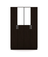 Housefull Rose Walnut 4 Door Wardrobe