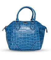 Lavie Enchanted - Blue Croc Finish Handbag