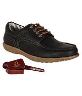 Alberto Toressi Tough Black Casual Shoes