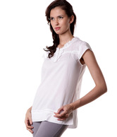 Benetton White  Cotton Top