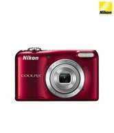 Nikon Coolpix L27 16MP Point & Shoot Digital Camera (Red)