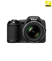 Nikon Coolpix L820 16MP Point & Shoot Digital Camera (Black)