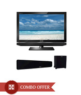 Toshiba 40 inch 40PB20 Full HD LCD Television with Philips Sound Bar DSP475U With USB And FM