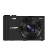 Sony CyberShot DSC WX300 18.2MP Point & Shoot Digital Camera (Black)