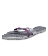 Puma Silver & Purple Slippers