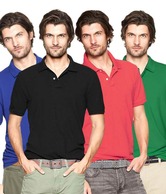 TSX Black- Red- Royal & Green  Pack of 4 T-Shirts