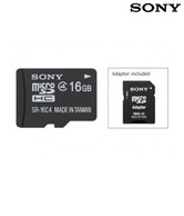 Sony 16GB Micro SDHC Card with Adapter