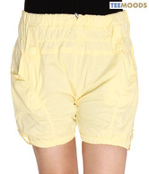 Tee Moods Plain Yellow Shorts
