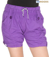 Tee Moods Purple Funky Shorts With Comfort