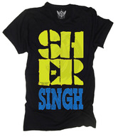 Unisopent Black Sher Singh T-Shirt