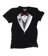 Unisopent Black White Tux T-Shirt