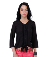 Yepme Black Tie Top