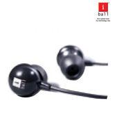 iBall Music Pearl Earphones (Black)