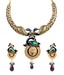 Adhira Pristine Peacock Pattern Necklace Set