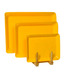 Superware Yellow Melamine Tray Set- 3 Pcs