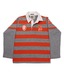 Unikid Orange-Grey Stripes T-Shirt